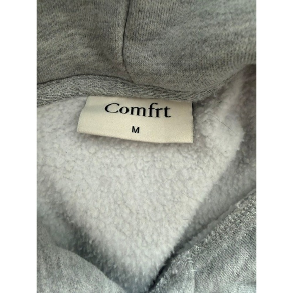 Comfrt Gray Hooded Sweatshirt Size M - Picture 3 of 7